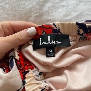 Lulus floral off the shoulder dress size M